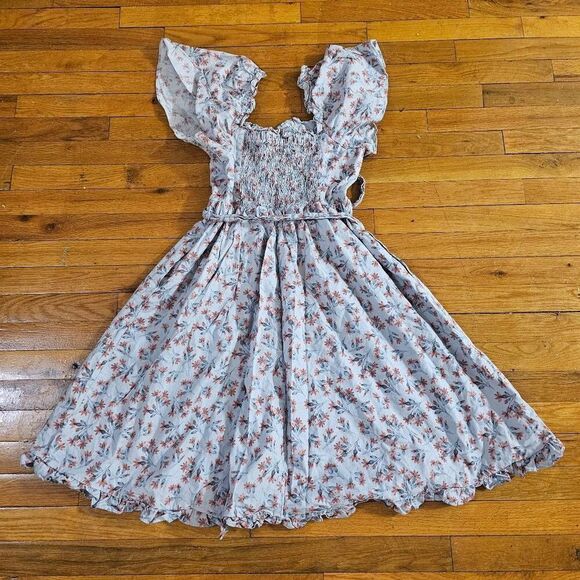 Anthropologie Gal Meets Glam Womens Marianna Floral Dress Fit & Flare Size 4 - Picture 9 of 11